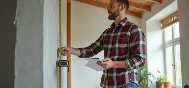 Comment calculer les mètres carrés d’un mur en pente : méthodes et conseils pratiques